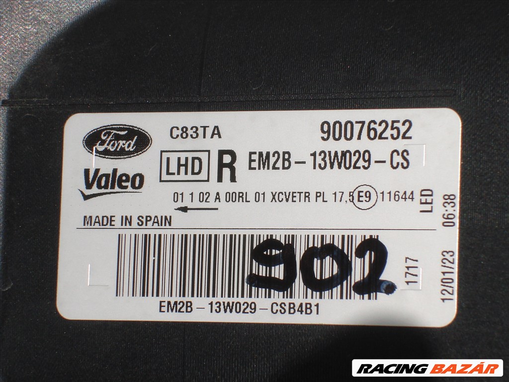 Ford S-Max Új Full Led Jobb első Fényszóró EM2B-13W029-CS 2016-tól Gyári 5. kép