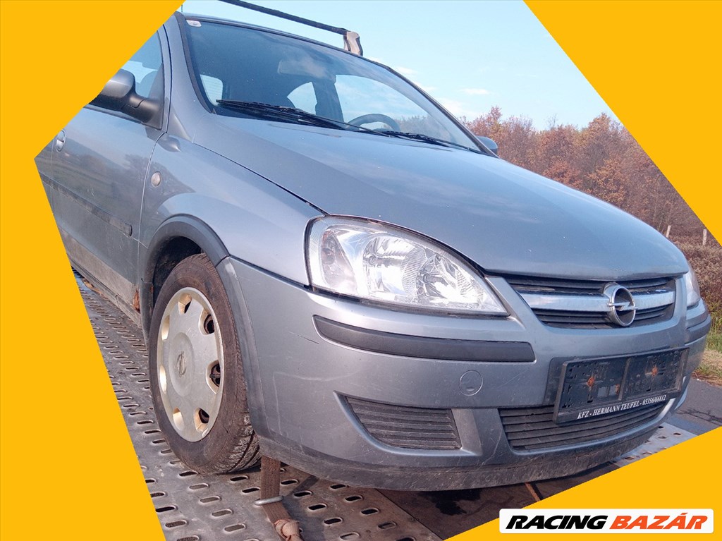 Z163 Opel C  Corsa első lökhárító facelift szürke z163ccorsaelso 2. kép