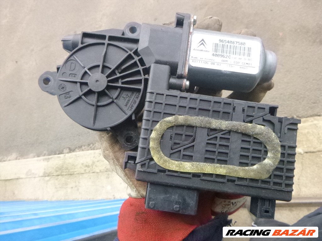 Citroën C4 Picasso I 2006 jobb első ablakemelő motor 9654087580 2. kép