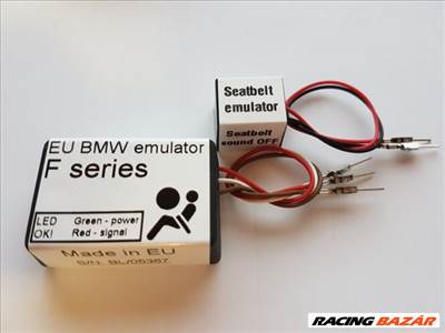 BMW F szériás 4pines ülésfoglaltság érzékelő emulátor + öv emulátor F10 F12 F20 F01 F30 F25 F15 USA kivitelhez