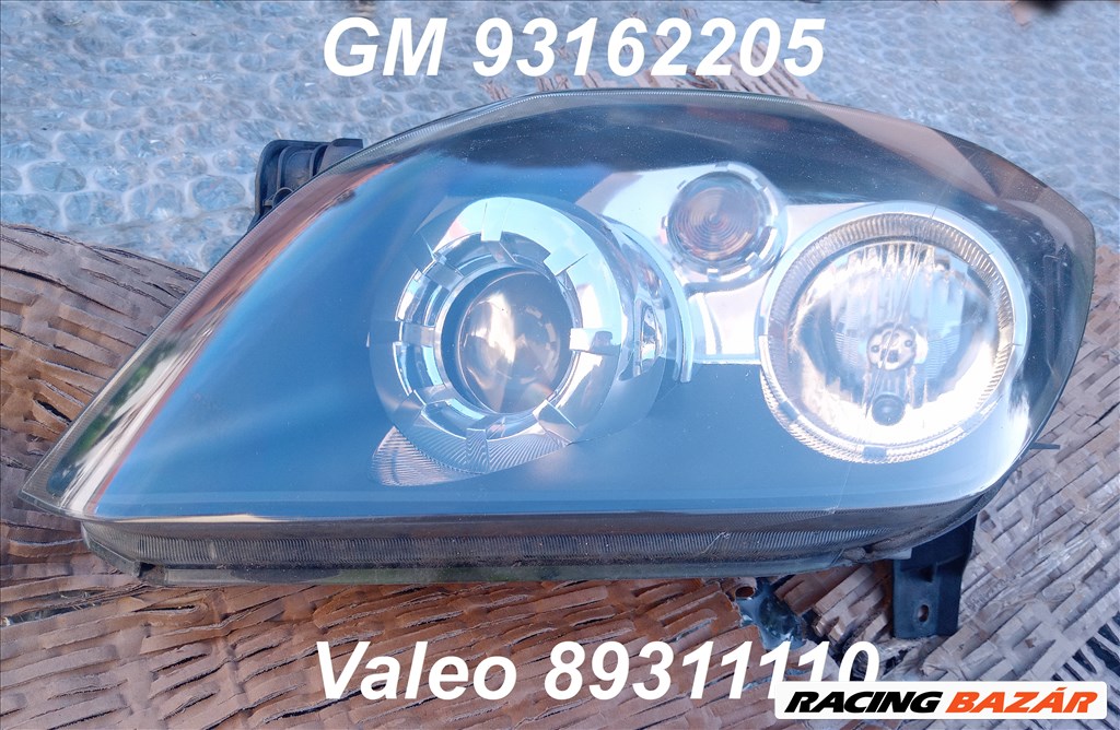 Opel Tigra TT Twin Top bal első fényszóró lámpa  gm93162205 valeo89311110 3. kép