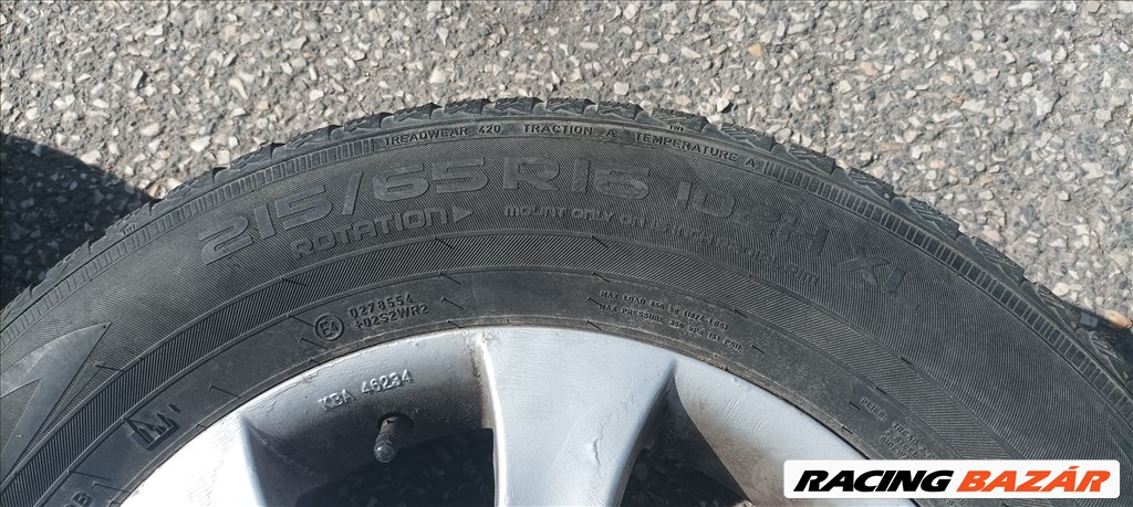  5x114.3 Hyundai Santafe, Kia Sportage stb 16" alufelni garnitúra gumikkal eladó! 5. kép