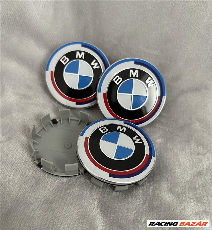 Új BMW 68mm 50th jubileumi felni alufelni kupak közép felnikupak embléma jel 51148132375 5114821 1. kép