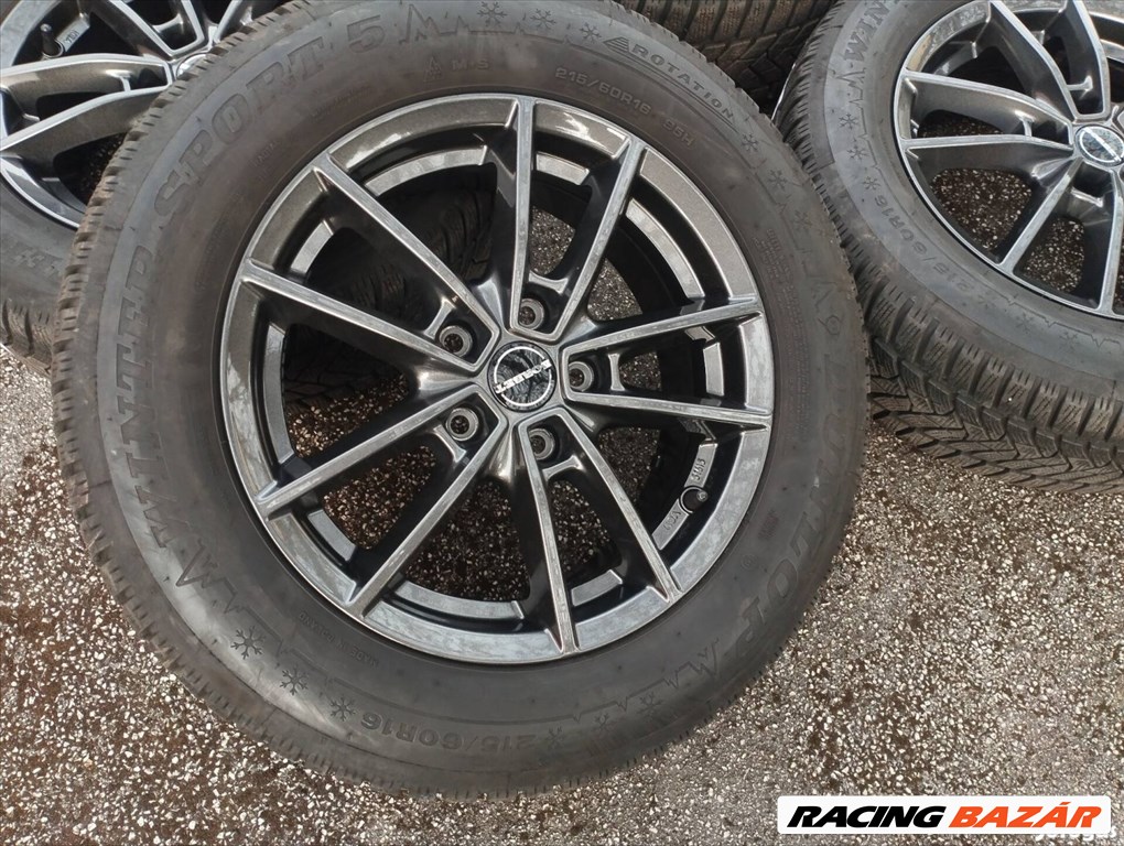 5x112 16 Borbet alufelni - Dunlop 215/60 r16 " téli VW Skoda Seat 1. kép