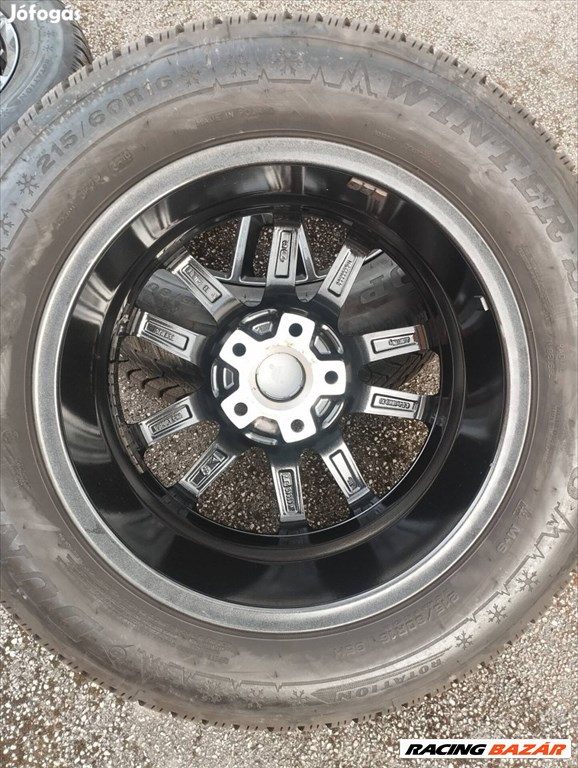 5x112 16 Borbet alufelni - Dunlop 215/60 r16 " téli VW Skoda Seat 4. kép