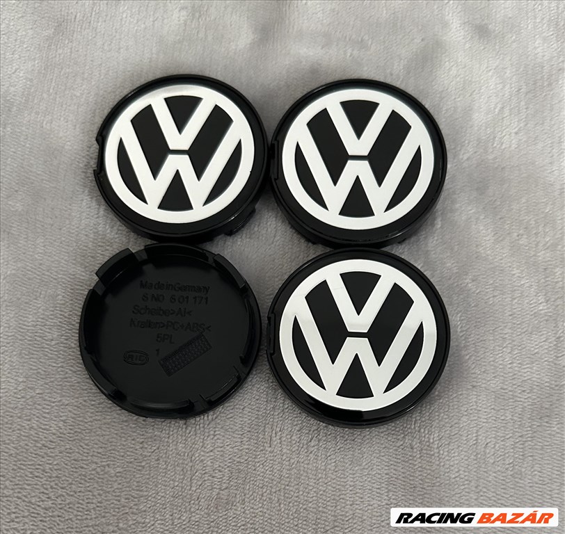 Új VW Volkswagen 55mm 56mm Felni Alufelni Kupak Felnikupak Embléma 6N0601171 1. kép