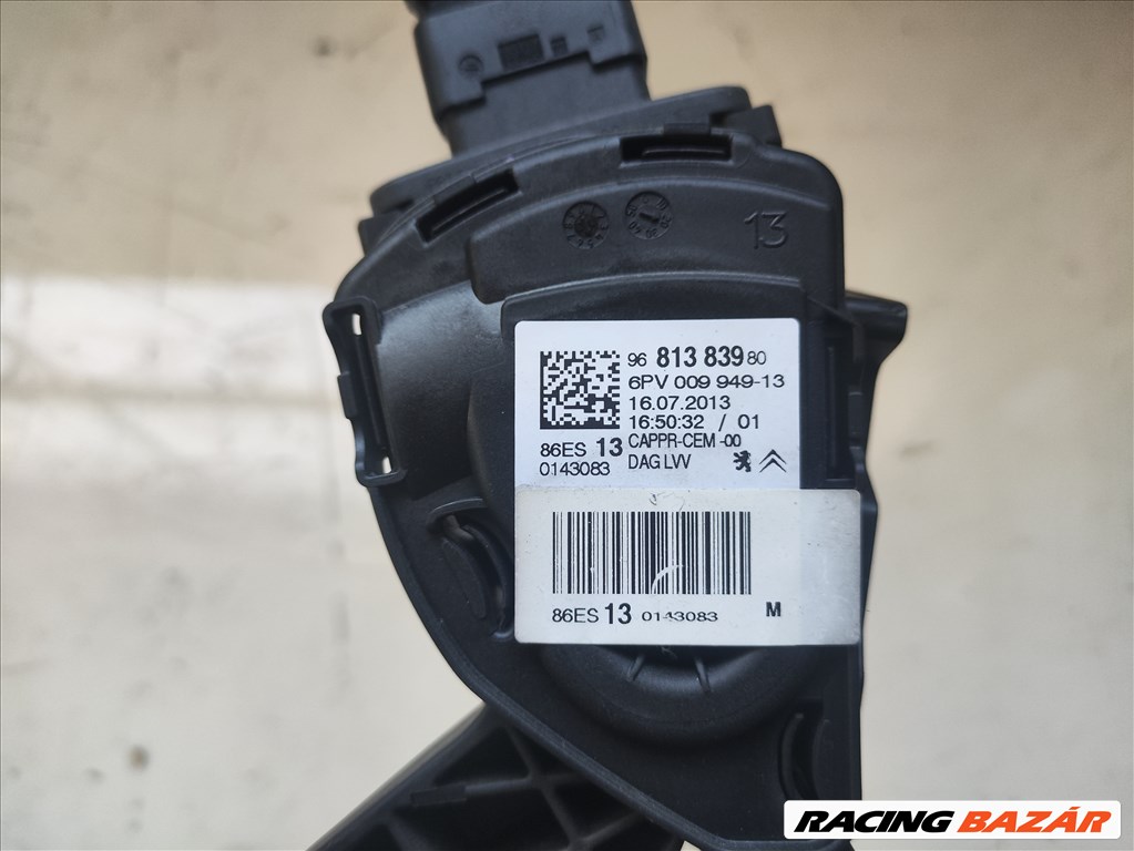 Citroën C3 Picasso elektromos gázpedál  9681383980 3. kép