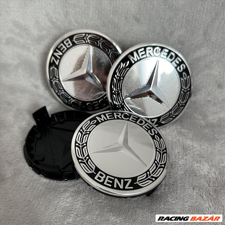 Mercedes 75mm felni alufelni kupak közép felnikupak felniközép embléma A1714000025 b66470202 4. kép