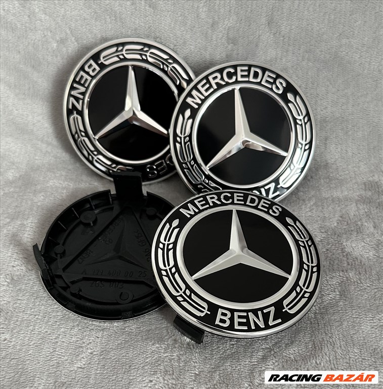 Mercedes 75mm felni alufelni kupak közép felnikupak felniközép embléma A1714000025 b66470202 1. kép