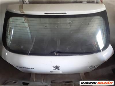 Peugeot 307 Csomagtérajtó Üveggel Fehér