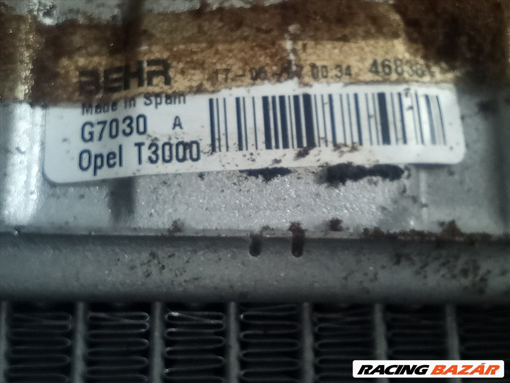 G7030 T3000 Opel BEHR fűtőradiátor Astra Zafira 2. kép