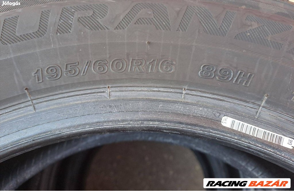 Újszerű! 195/60 R16 89H Bridgestone Turanza nyári gumik (7,2-7,5mm) 2020/15. 8. kép
