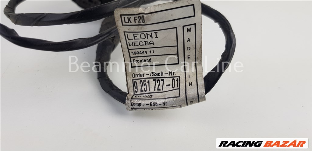  BMW F20/F21 első PDC kábel köteg  9251727 2. kép