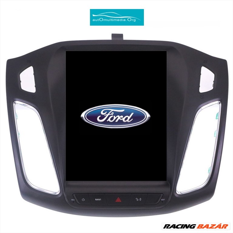 Ford Focus 3 Android Tesla Style Multimédia GPS Fejegység Rádió Tolatókamerával! 1. kép