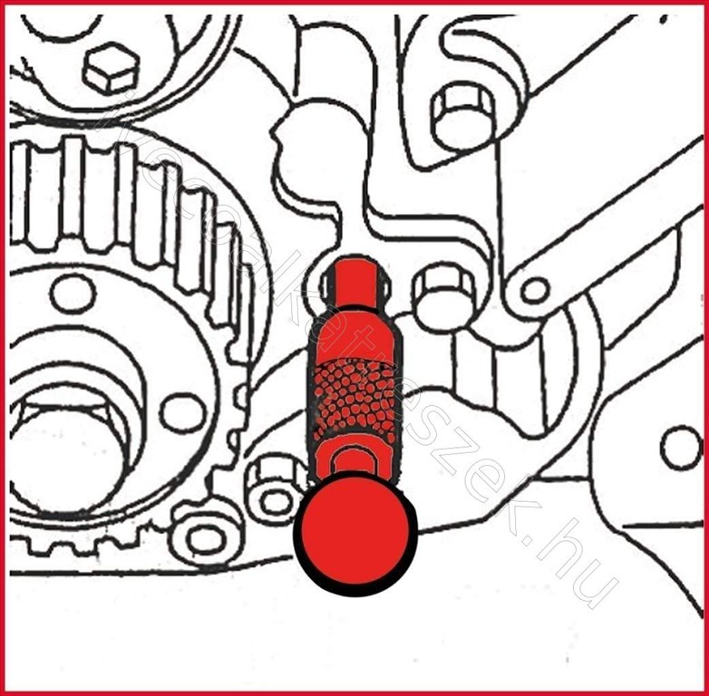 Vezérlés rögzítő szett 2.3 - 3.0 IVECO DAILY III  3. kép