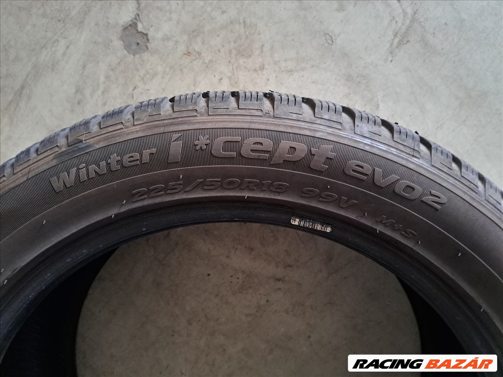 4db 225/50 R18 Hankook Winter icept Evo 2 (Peremvédős) Téli gumi eladó (DOT2019,28hét) 6. kép