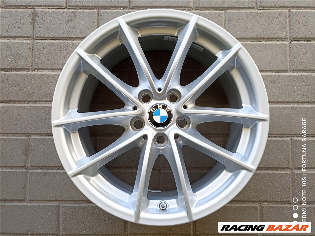 5x112 17" BMW Style 618 újszerű alufelni garnitúra + TPMS 3. kép