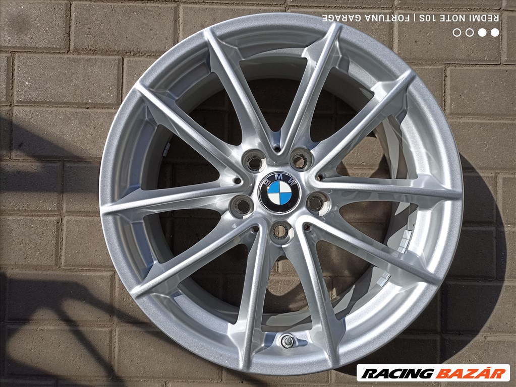 5x112 17" BMW Style 618 újszerű alufelni garnitúra + TPMS 5. kép