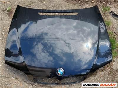 BMW E46 sedan touring facelift fekete black sapphire motorháztető géptető (151052)