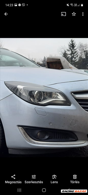 Opel Insignia A facelift jobb első xenon fényszóró  1. kép