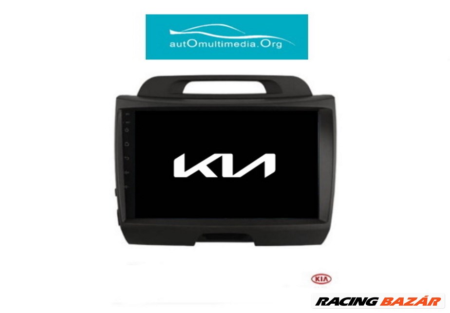 Kia Sportage CarPlay Android Multimédia GPS Fejegység Rádió Tolatókamerával! 1. kép