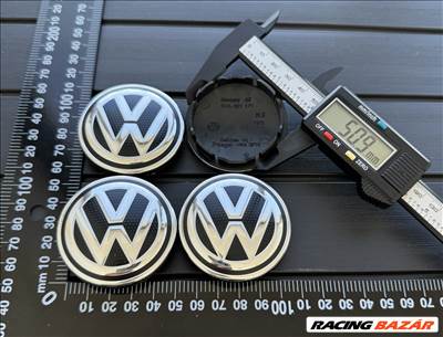 Új VW Volkswagen 56mm Felni Alufelni Kupak Közép Felnikupak Embléma Felniközép Sapka 6C0601171