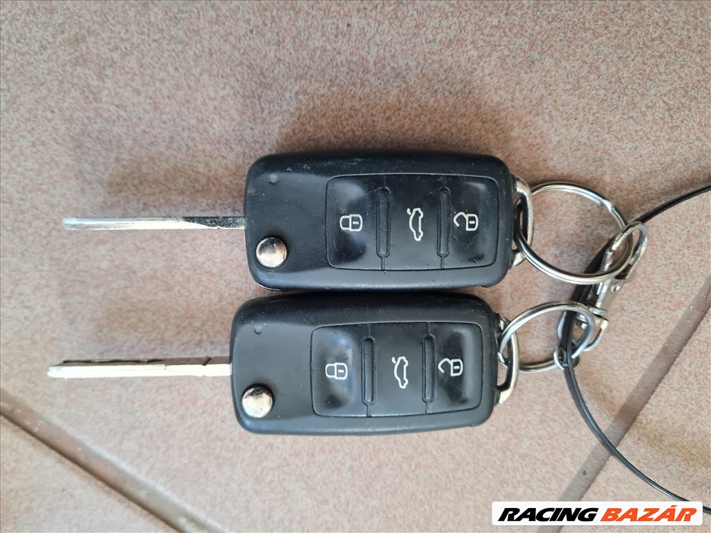 Volkswagen Golf VI gyújtáskapcsoló 2 kulccsal 1K0 905 865 B 1k0905851b 7. kép