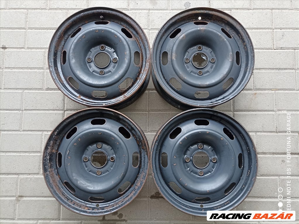 4x108 15" Peugeot / Citroen használt lemezfelni garnitúra (370) 1. kép