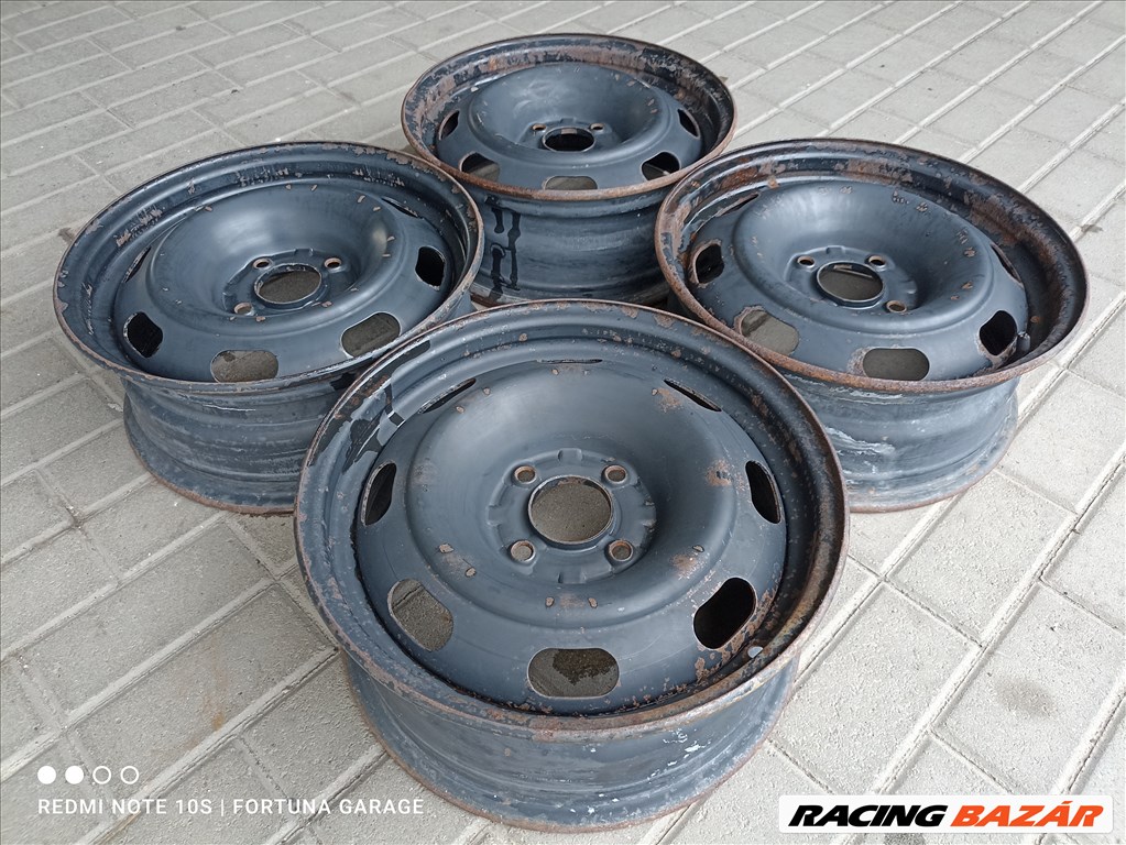 4x108 15" Peugeot / Citroen használt lemezfelni garnitúra (370) 2. kép