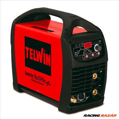 Telwin TIG/MMA Superior TIG 251 DC HF/Lift inverteres hegesztőgép, VRD 400V - 816029