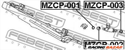 FEBEST MZCP-002 - Tömítőgyűrű, fúvóka tartó MAZDA MITSUBISHI MITSUBISHI (BJC) SUBARU