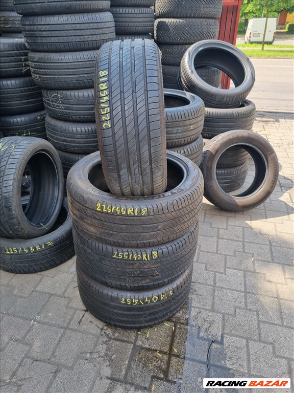  225/4518" 255/4018" újszerű Michelin nyári gumi szett  3. kép