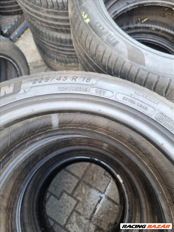  225/4518" 255/4018" újszerű Michelin nyári gumi szett  5. kép