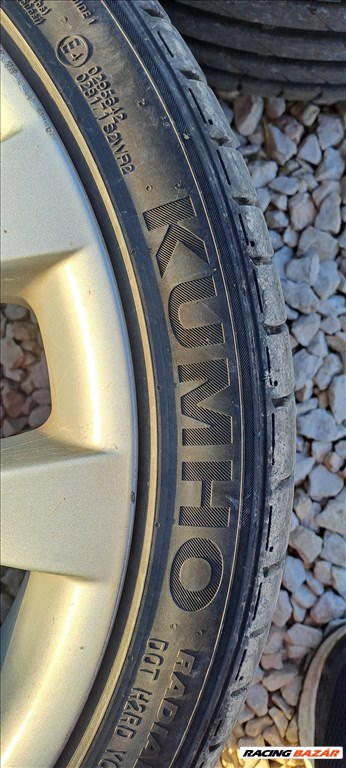  BMW 5x120 lyukosztású 18" használt (gyári felni) alufelni, rajta újszerű Kumho nyári gumi  2. kép