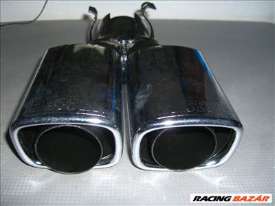 Dupla kipufogó vég átmérő 65x82 mm, krómacél