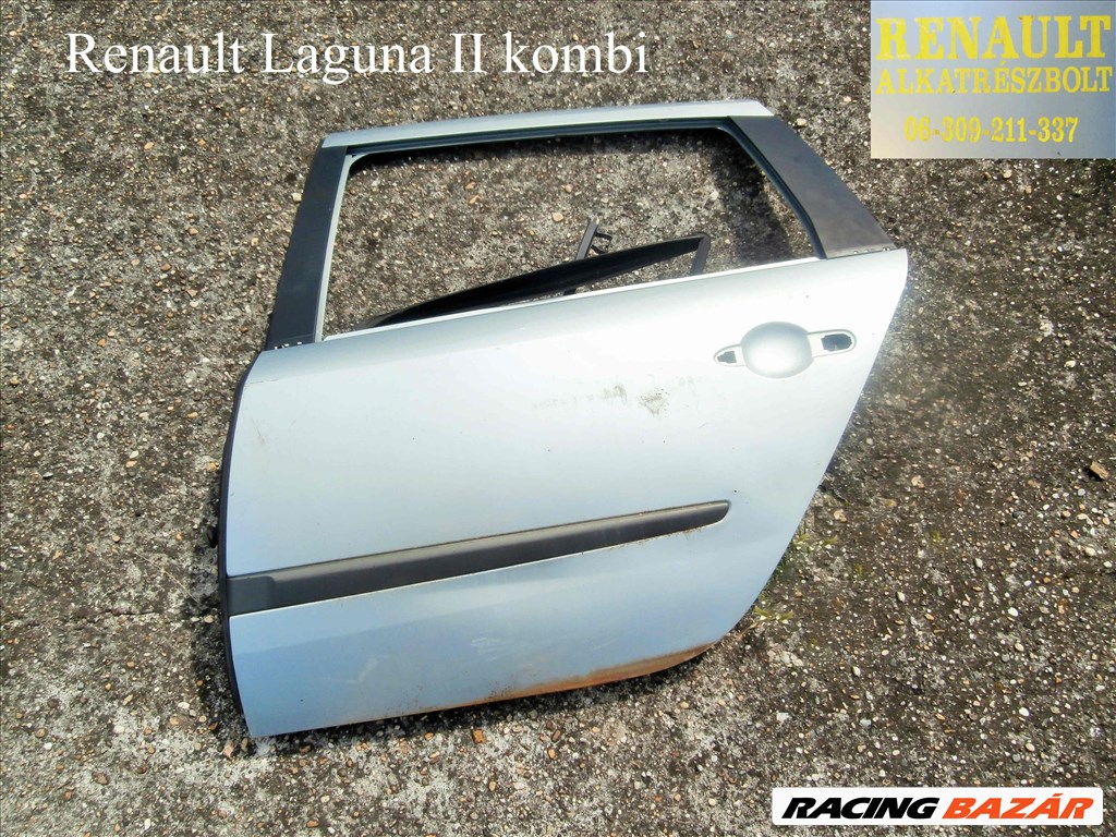 Renault Laguna II kombi bal hátsó ajtó 1. kép