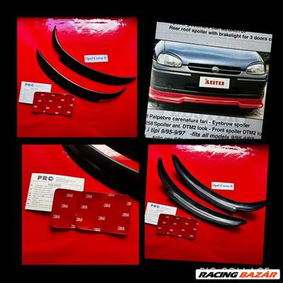 Opel Corsa B szemöldök spoiler párban