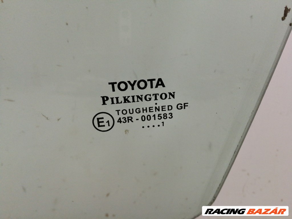 Toyota Yaris 3 ajtós bal elsõ ajtó üveg lejáró 2. kép