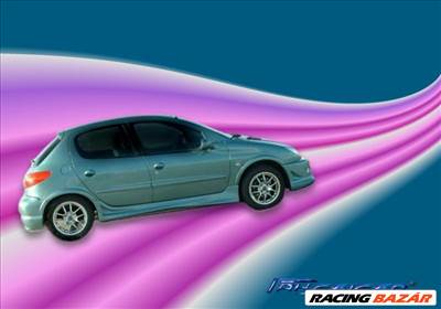Peugeot 206 tuning küszöb spoiler párban