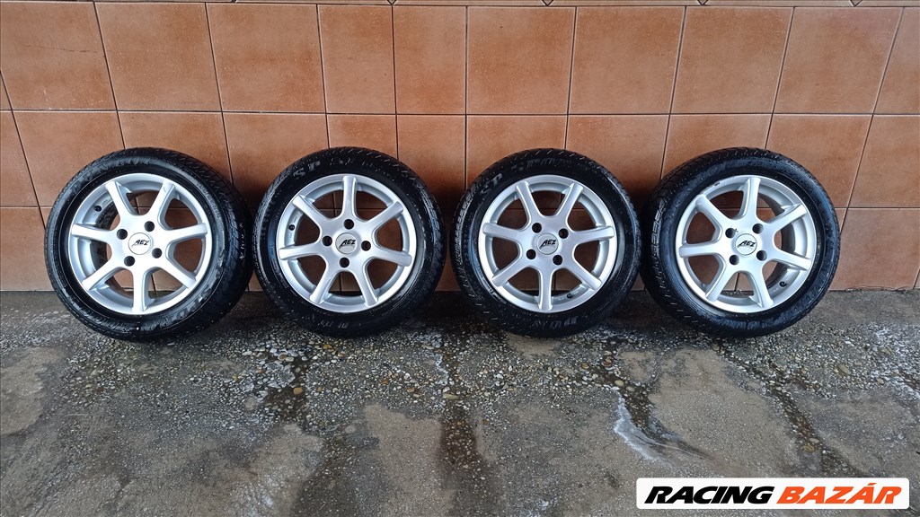 PEUGEOT 206 14" ALUFELNI 4X108 NYARI 185/55R15 GUMIVAL OLCSÒN!!! 1. kép