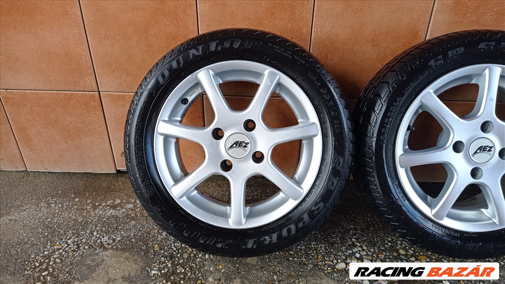 PEUGEOT 206 14" ALUFELNI 4X108 NYARI 185/55R15 GUMIVAL OLCSÒN!!! 4. kép