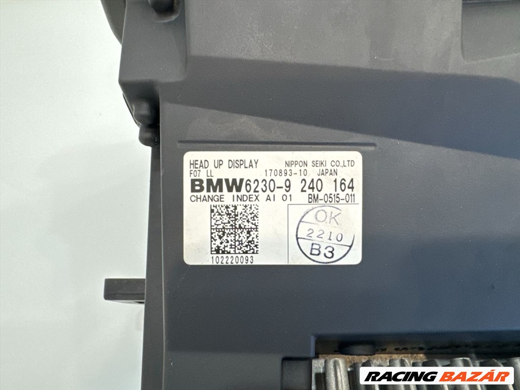 BMW F07 5GT 530 535 540 550 Head-UP display  62309240164 5. kép