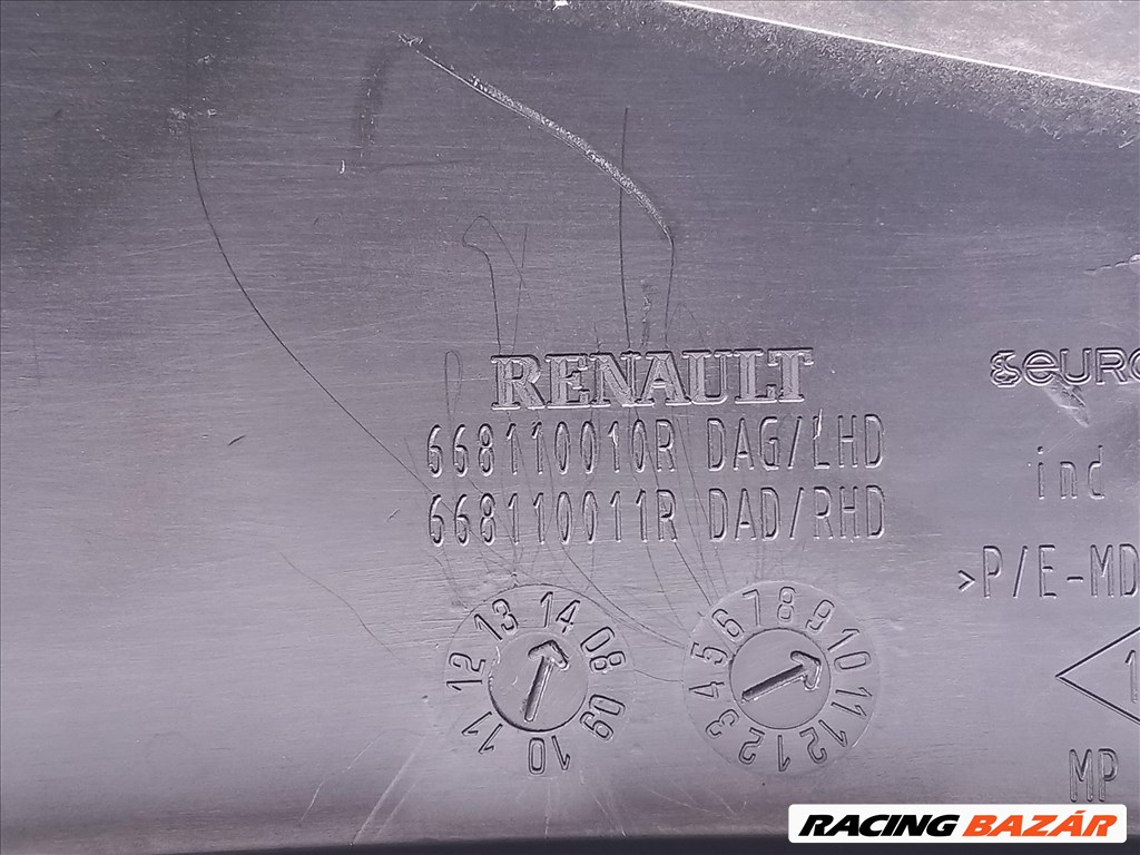 Renault Master Opel MOVANO 10- Első szélvédő alá levélfogó rács 777 668110011r 668110010r 5. kép