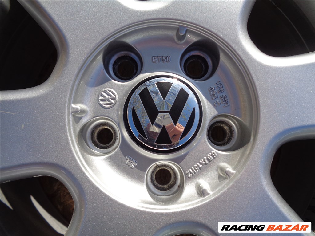 VW Gyári alufelni 16-os, 5×112-es osztóval szép állapotban eladó. 6. kép