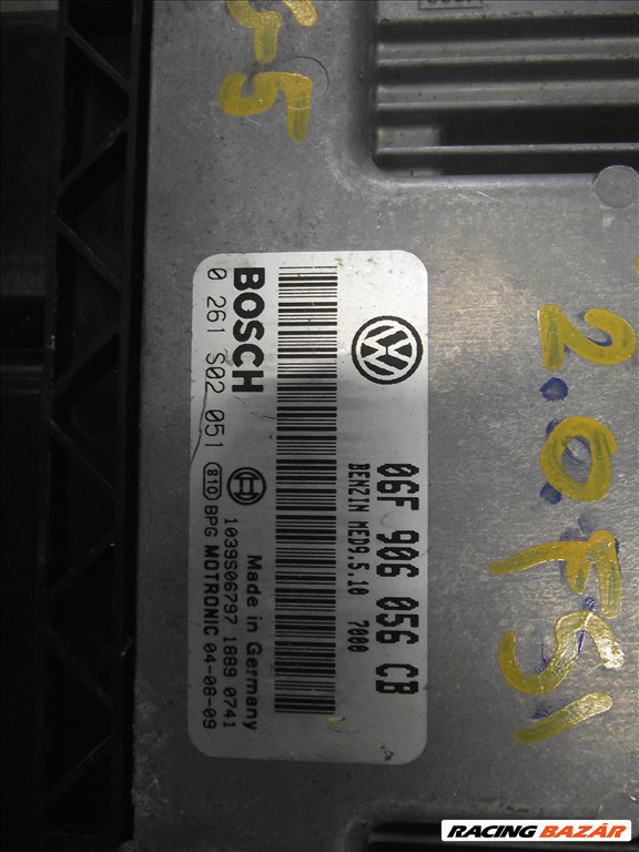 Volkswagen Skoda 2.0 FSI motorvezérlő  06f906056cb 2. kép