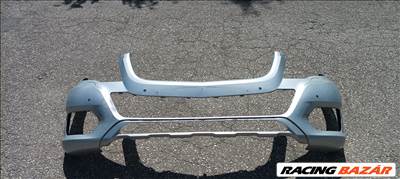 Mercedes GLK-osztály X204 lámpamosós, radaros első lökhárító ezüst színben a2048855238