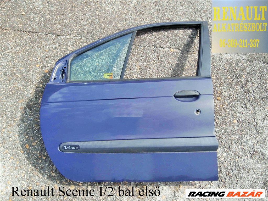 Renault Scenic I/2 bal első ajtó 1. kép