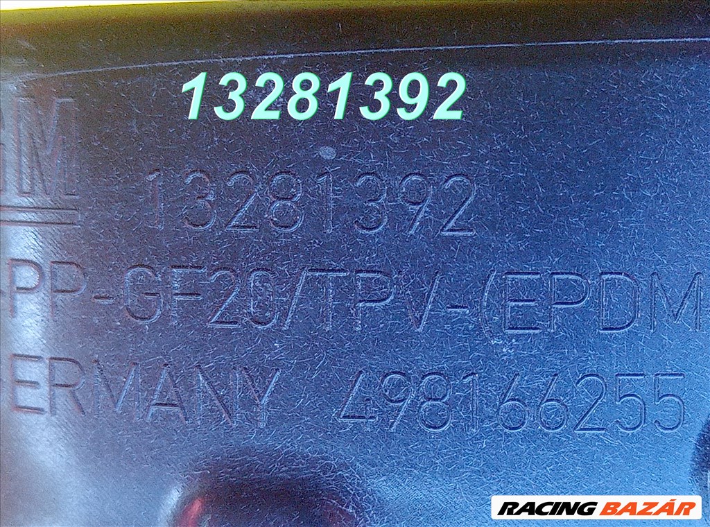Opel Astra J tanksapka fedél  13281392 3. kép