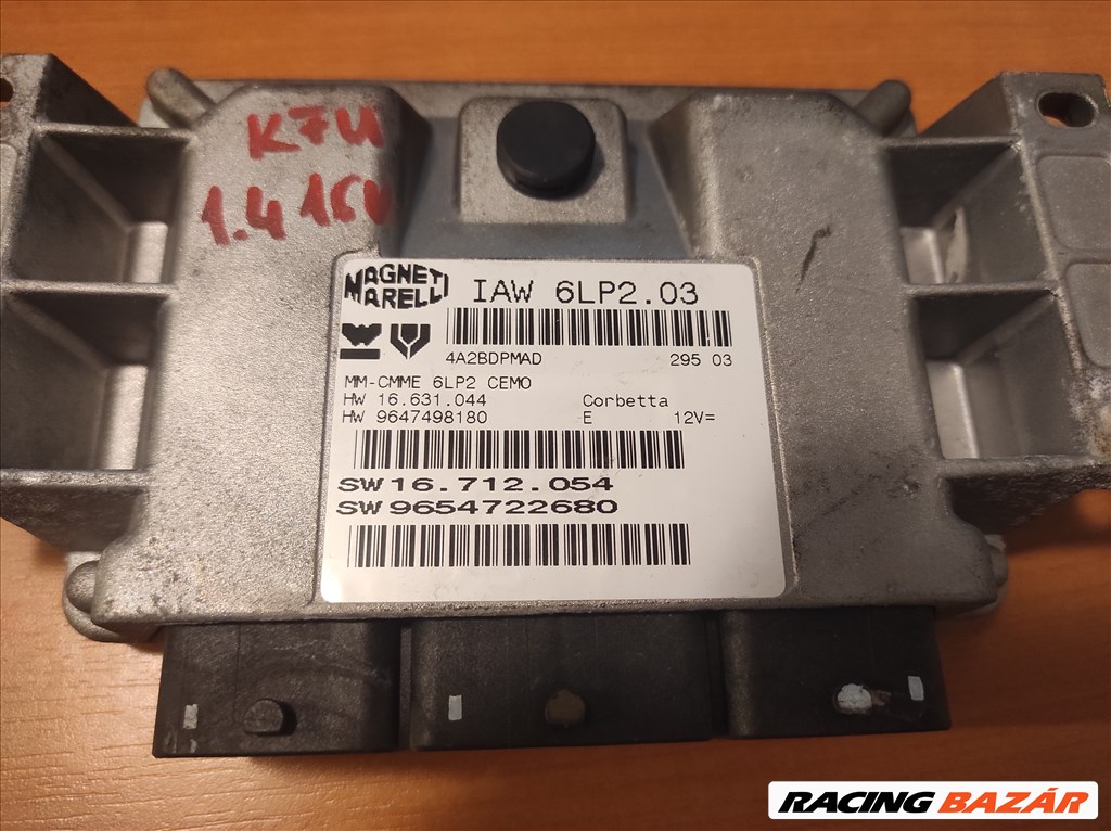 Citroën C3 I motorvezérlő 9647714780 1. kép
