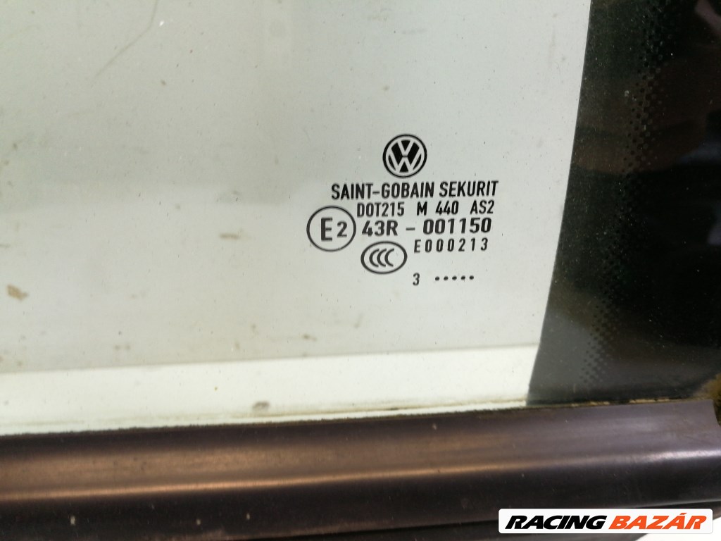 Volkswagen Polo 4 ajtós bal hátsó ajtó üveg fix 2. kép